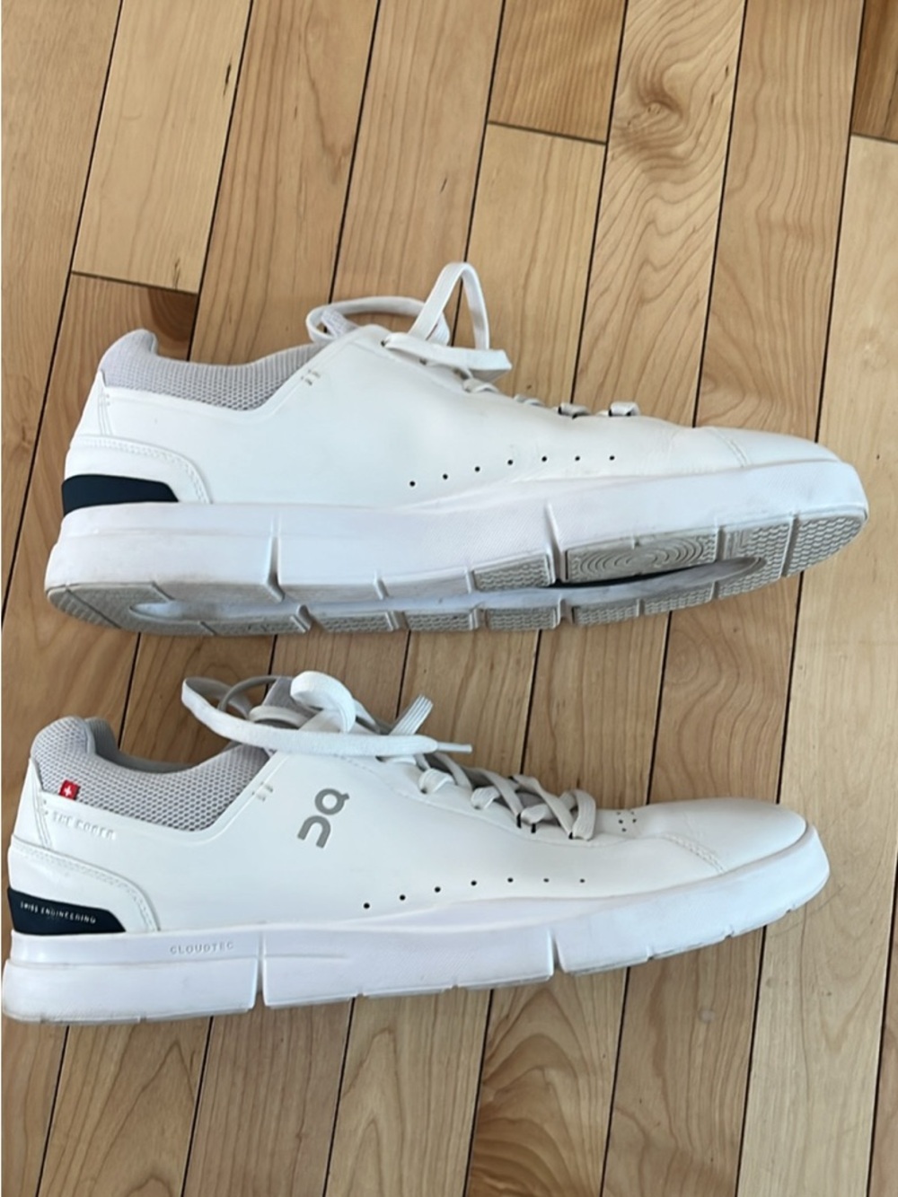 On Running White Men’s Low-Top Athletic Sneakers
